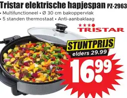 Dirk Tristar elektrische hapjespan PZ-2963 aanbieding