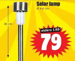 Dirk Solar lamp aanbieding