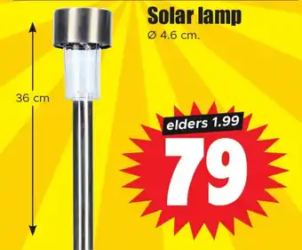 Dirk Solar lamp aanbieding