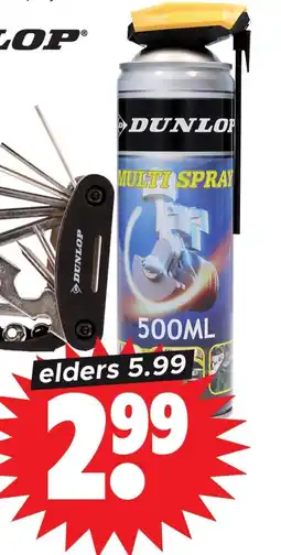 Dirk Dunlop fietsartikelen en gereedschap aanbieding