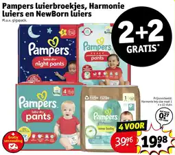 Kruidvat Pampers luierbroekjes harmonie luiers en newborn luiers aanbieding