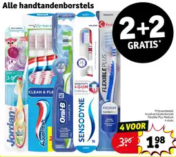 Kruidvat Alle handtandenborstels aanbieding