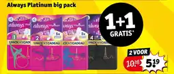 Kruidvat Always Platinum big pack aanbieding