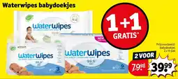 Kruidvat Waterwipes babydoekjes aanbieding