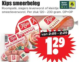 Dirk Kips smeerbeleg aanbieding