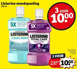 Kruidvat Listerine mondspoeling aanbieding