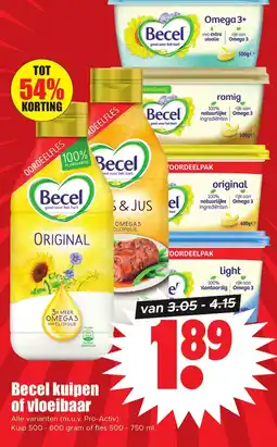 Dirk Becel kuipen of vloeibaar aanbieding