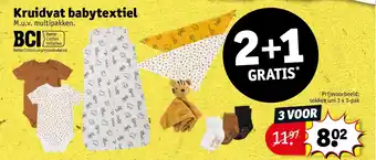 Kruidvat Kruidvat babytextiel aanbieding