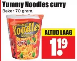 Dirk Yummy Noodles curry aanbieding