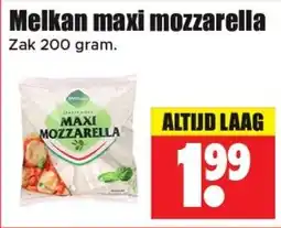 Dirk Melkan maxi mozzarella aanbieding