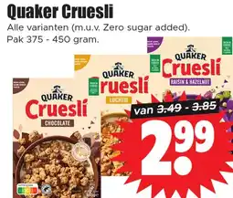 Dirk Quaker Cruesli aanbieding