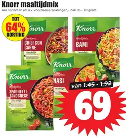 Dirk Knorr maaltijdmix aanbieding