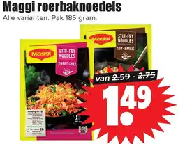 Dirk Maggi roerbaknoedels aanbieding