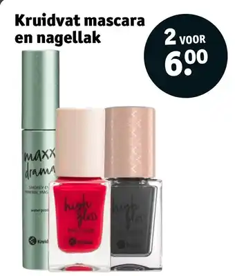 Kruidvat Kruidvat mascara en nagellak aanbieding