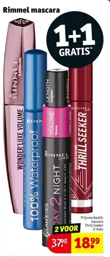 Kruidvat Rimmel mascara aanbieding