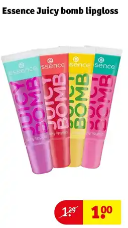 Kruidvat Essence Juicy bomb lipgloss aanbieding