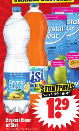 Dirk Crystal Clear of Sisi aanbieding