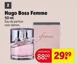 Kruidvat Hugo Boss Femme aanbieding