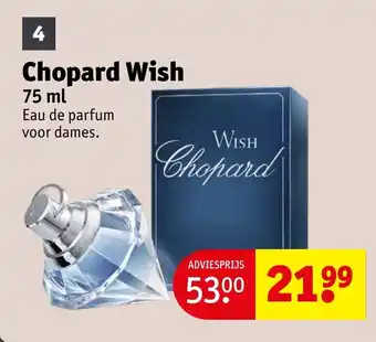 Kruidvat Chopard Wish aanbieding