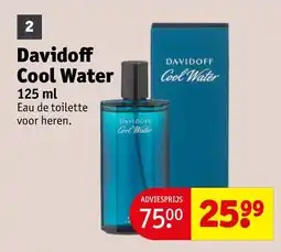 Kruidvat Davidoff cool water aanbieding