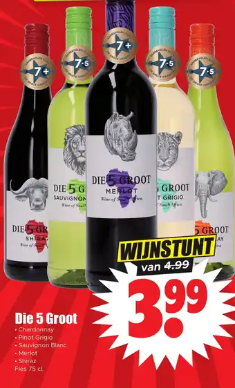 Dirk Die 5 Groot aanbieding