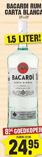 Dirk Bacardi rum carta blanca aanbieding