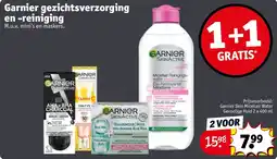 Kruidvat Garnier gezichtsverzorging en reiniging aanbieding