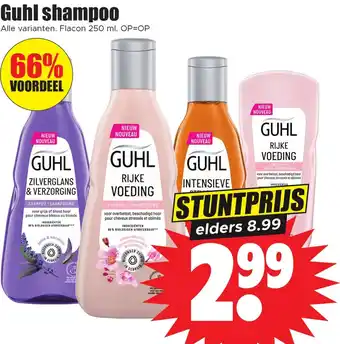 Dirk Guhl shampoo aanbieding