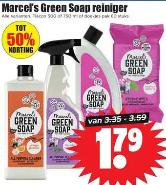 Dirk Marcel's Green Soap reiniger aanbieding