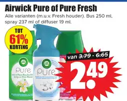 Dirk Airwick Pure of Pure Fresh aanbieding