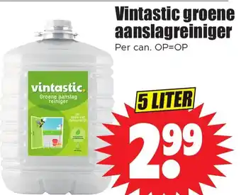 Dirk Vintastic groene aanslagreiniger aanbieding