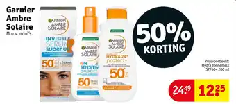 Kruidvat Garnier Ambre Solaire aanbieding