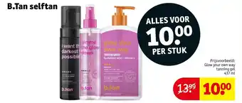 Kruidvat B.Tan selftan aanbieding