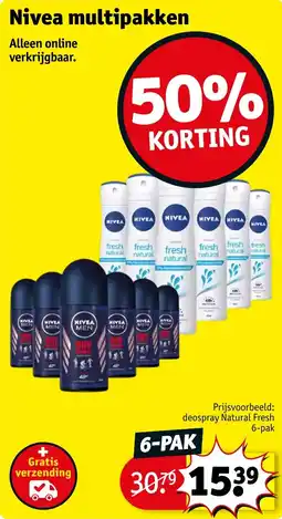 Kruidvat Nivea multipakken aanbieding