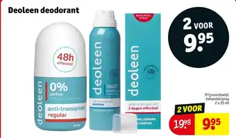 Kruidvat Deoleen deodorant aanbieding