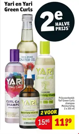 Kruidvat Yari en yari green curls aanbieding