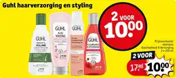 Kruidvat Guhl haarverzorging en styling aanbieding