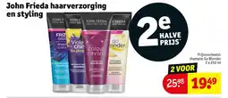 Kruidvat John frieda haarverzorging en styling aanbieding