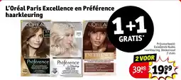 Kruidvat L'oréal paris excellence en préférence haarkleuring aanbieding