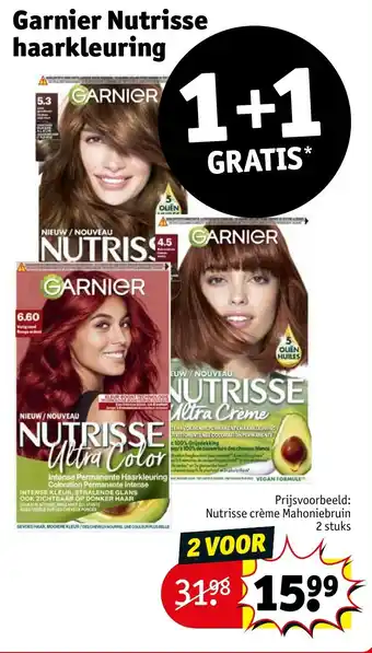 Kruidvat Garnier nutrisse haarkleuring aanbieding