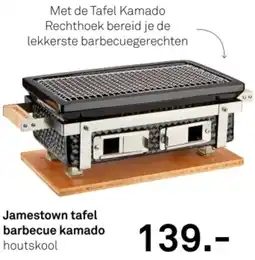 Karwei Jamestown tafel barbecue kamado aanbieding