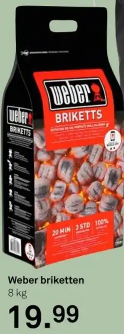 Karwei Weber briketten aanbieding