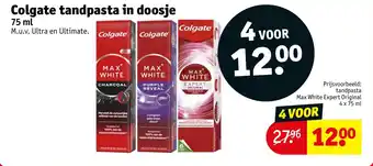 Kruidvat Colgate tandpasta in doosje aanbieding