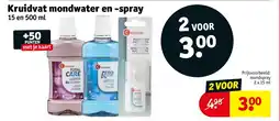 Kruidvat Kruidvat mondwater en spray aanbieding