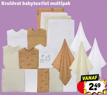 Kruidvat Kruidvat babytextiel multipak aanbieding