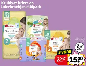 Kruidvat Kruidvat luiers en luierbroekjes midpack aanbieding