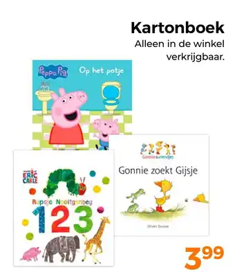 Trekpleister Kartonboek aanbieding