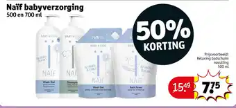 Kruidvat Naïf babyverzorging aanbieding