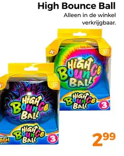 Trekpleister High Bounce Ball aanbieding