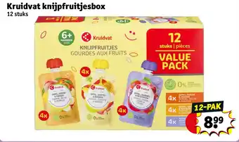 Kruidvat Kruidvat knijpfruitjesbox aanbieding